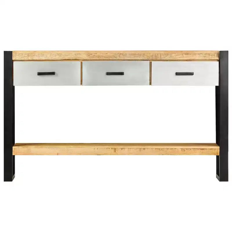 vidaXL Console Table 51.1x11.8x29.9 Bois de manguier massif