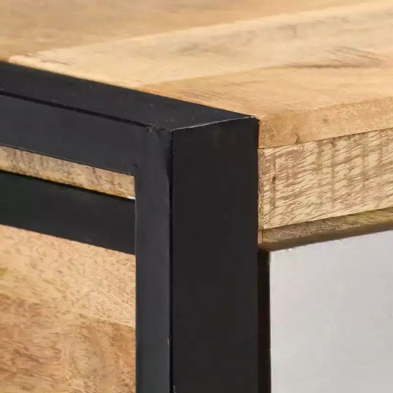 vidaXL Console Table 51.1x11.8x29.9 Bois de manguier massif