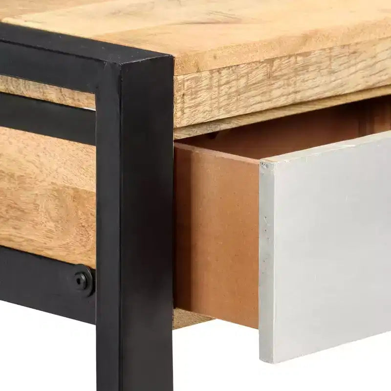 vidaXL Console Table 51.1x11.8x29.9 Bois de manguier massif