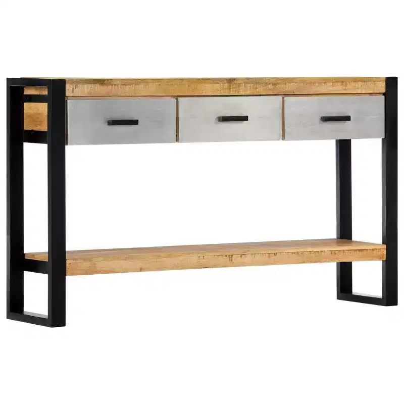 vidaXL Console Table 51.1x11.8x29.9 Bois de manguier massif