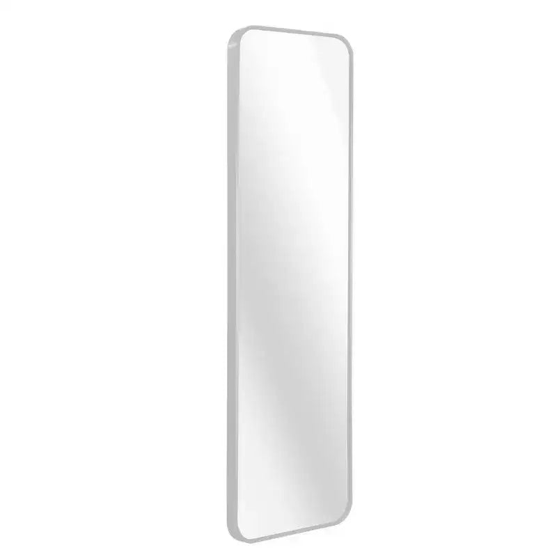 Miroir rectangulaire pleine longueur TUYOHW, 120x35cm, miroir mural incassable avec cadre en aluminium, miroir de porte adapté à la décoration intérieure moderne