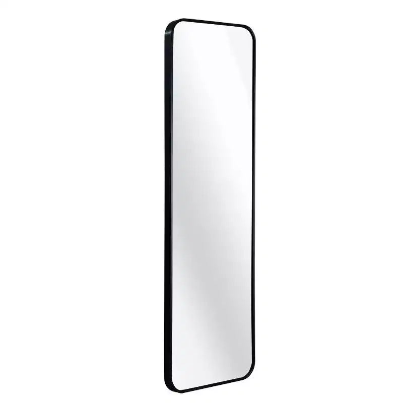 Miroir rectangulaire pleine longueur TUYOHW, 120x35cm, miroir mural incassable avec cadre en aluminium, miroir de porte adapté à la décoration intérieure moderne