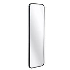 Miroir rectangulaire pleine longueur TUYOHW, 120x35cm, miroir mural incassable avec cadre en aluminium, miroir de porte adapté à la décoration intérieure moderne