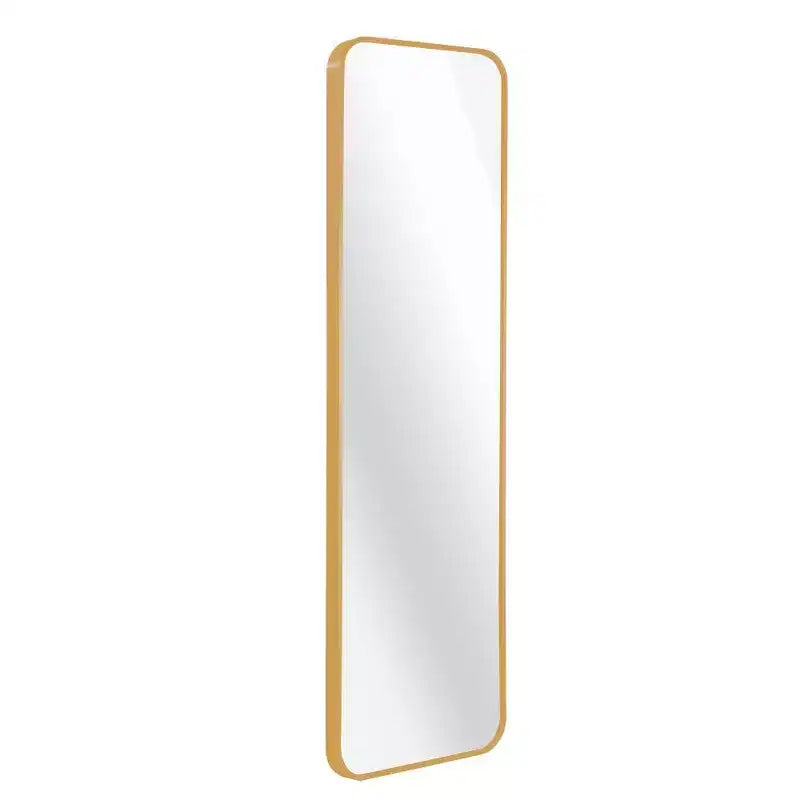 Miroir rectangulaire pleine longueur TUYOHW, 120x35cm, miroir mural incassable avec cadre en aluminium, miroir de porte adapté à la décoration intérieure moderne