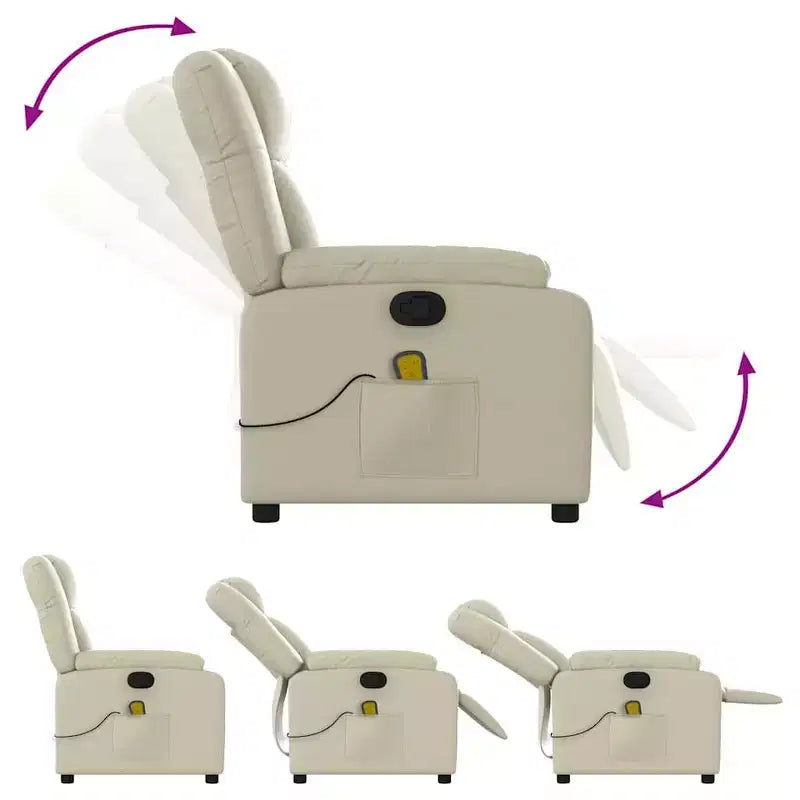 vidaXL Fauteuil inclinable de massage électrique