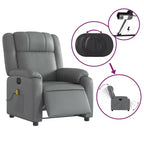 vidaXL Fauteuil inclinable de massage électrique