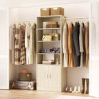 Besiost 25 - 103 Closet System with Cabinets, Wall-mounted Closet Organizer