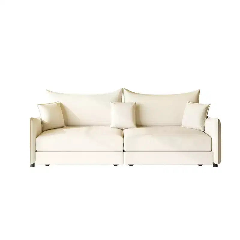 Canapé 3 places moderne en velours Whisen 81.9, Canapé-lit escamotable King Size, Canapé-lit convertible 3-en-1 avec 3 oreillers