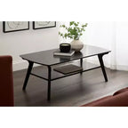 Table basse en bois Kate et Laurel Louena, 48x24x18, Noir