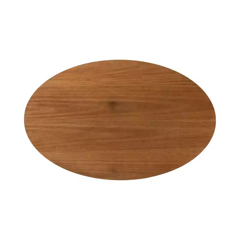 Table basse ovale en bois Foxford de Kate and Laurel, 38x24x18, naturel