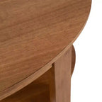 Table basse ovale en bois Foxford de Kate and Laurel, 38x24x18, naturel