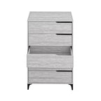 Commode 5 tiroirs Galano avec glissières métalliques 30,7 L 15,6 P 46,4 H