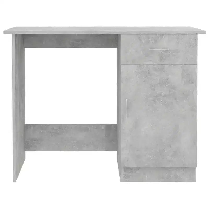 vidaXL Bureau Gris Sonoma Bois d'ingénierie Taille standard de bureau Bureau