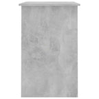 vidaXL Bureau Gris Sonoma Bois d'ingénierie Taille standard de bureau Bureau