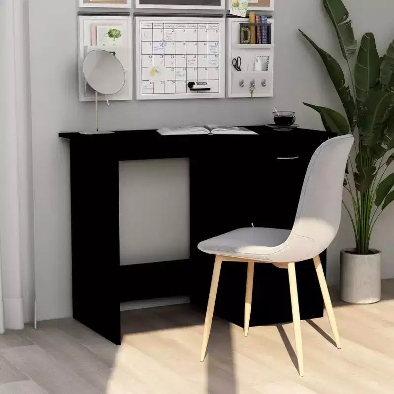 vidaXL Bureau Gris Sonoma Bois d'ingénierie Taille standard de bureau Bureau
