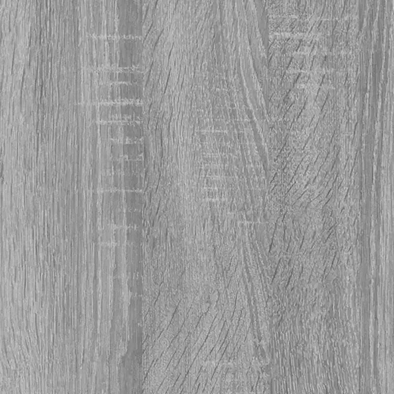 vidaXL Bureau Gris Sonoma Bois d'ingénierie Taille standard de bureau Bureau