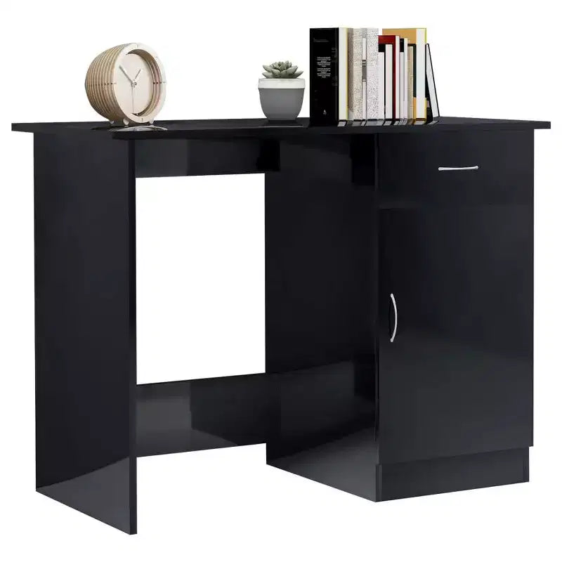 vidaXL Bureau Gris Sonoma Bois d'ingénierie Taille standard de bureau Bureau