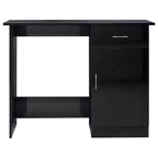 vidaXL Bureau Gris Sonoma Bois d'ingénierie Taille standard de bureau Bureau