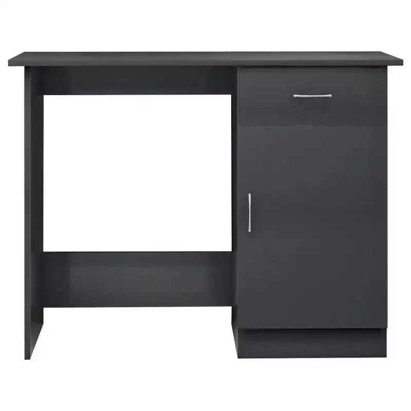 vidaXL Bureau Gris Sonoma Bois d'ingénierie Taille standard de bureau Bureau