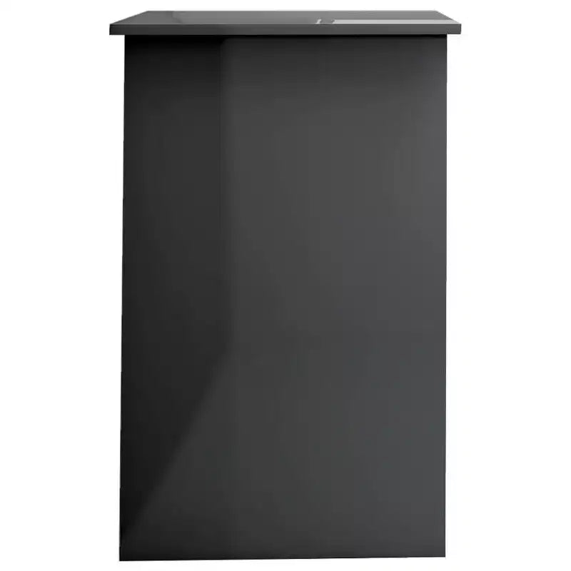 vidaXL Bureau Gris Sonoma Bois d'ingénierie Taille standard de bureau Bureau
