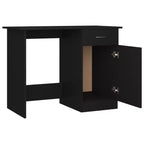 vidaXL Bureau Gris Sonoma Bois d'ingénierie Taille standard de bureau Bureau