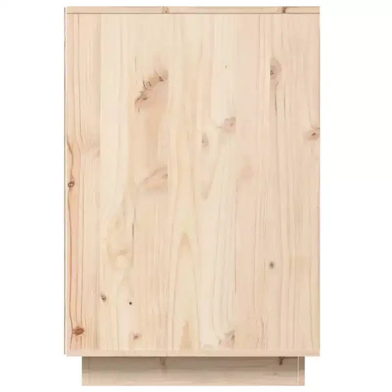 vidaXL Bureau Bois Naturel Bois de Pin Massif Bureau Droit Rectangulaire