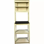 Étagère à boulanger à 5 niveaux en bois avec support à micro-ondesÉtagère de rangement autoportante pour cuisine, salle à manger ou bureau