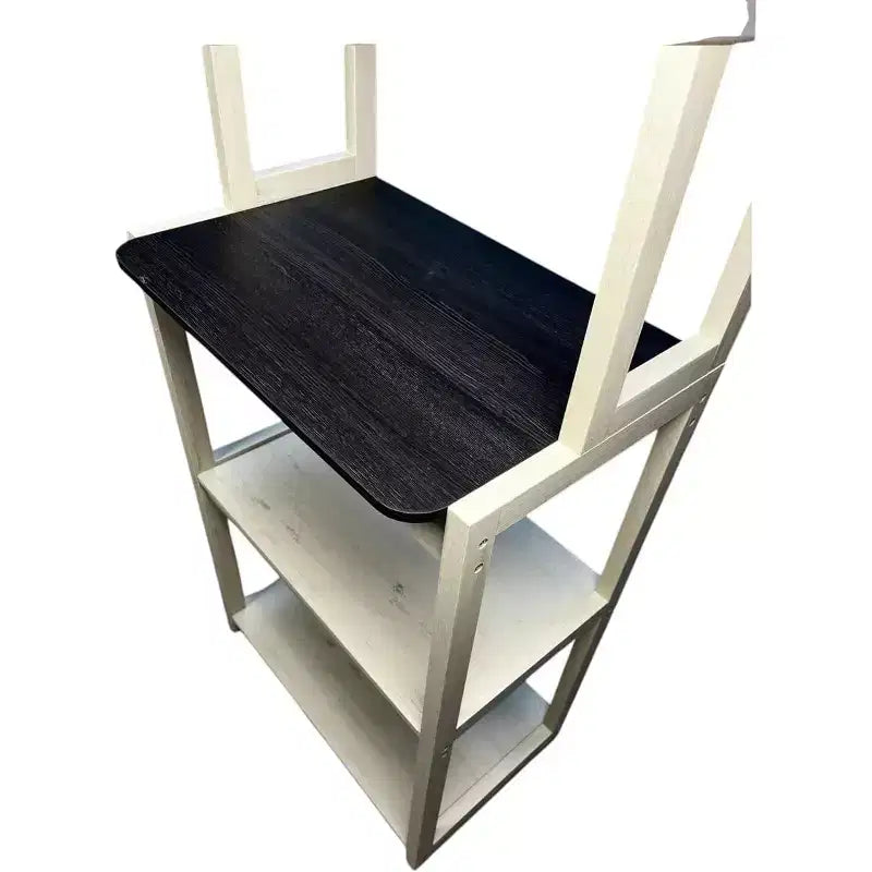 Étagère à boulanger à 5 niveaux en bois avec support à micro-ondesÉtagère de rangement autoportante pour cuisine, salle à manger ou bureau