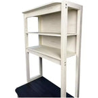 Étagère à boulanger à 5 niveaux en bois avec support à micro-ondesÉtagère de rangement autoportante pour cuisine, salle à manger ou bureau