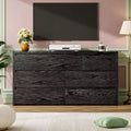 7 Drawer Dresser for Bedroom, Wide Modern Chest of Drawers, Large Wood Dresser Wooden Storage Organizer for Living Room, Hallway Entryway