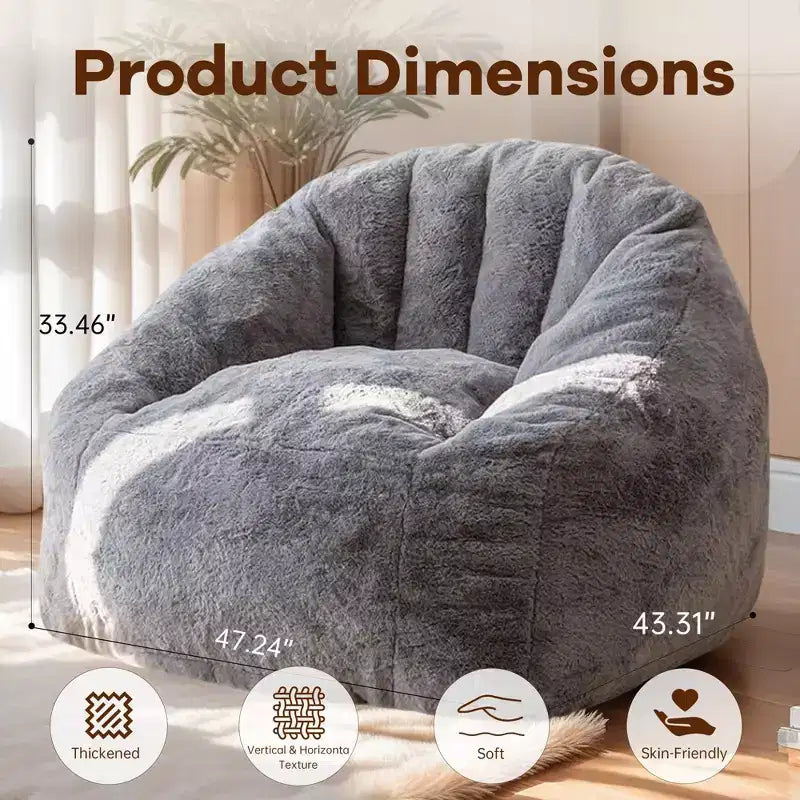Pouf Okak avec accoudoirs, Fauteuil de sol avec mousse à mémoire de forme, Canapé de jeu pour adultes pour chambre à coucher, salon
