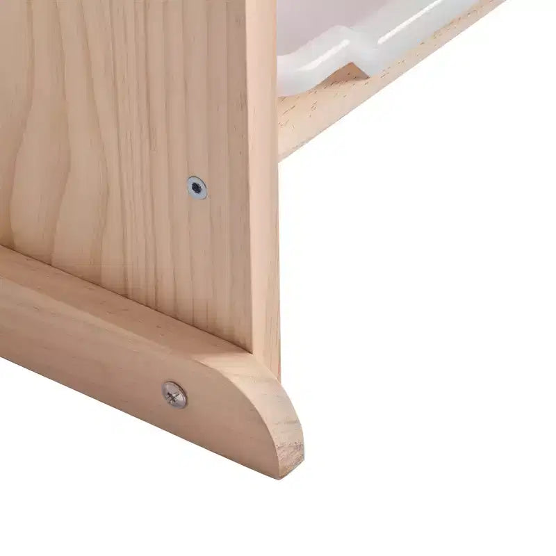 VECELO Étagère de Rangement pour Enfants avec 12 Bacs, Meuble de Rangement en Bois pour Tout-Petits, Grande Capacité pour Livres ou Jouets