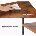 TUYOHW Table de chevet à 3 niveaux avec pieds réglables, 1 ou 2 tables d'appoint compactes avec étagères de rangement, Table de chevet pour salon, chambre, salle de bain