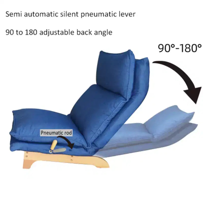 Canapé paresseux Chaise longue de balcon pour salon chambre à coucher, Chaise inclinable pliable, Fauteuil simple, Chaise fonctionnelle