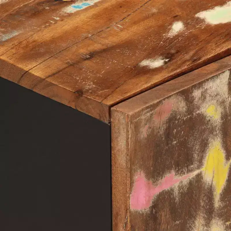 vidaXL Table basse Couleurs diverses Bois de récupération massif