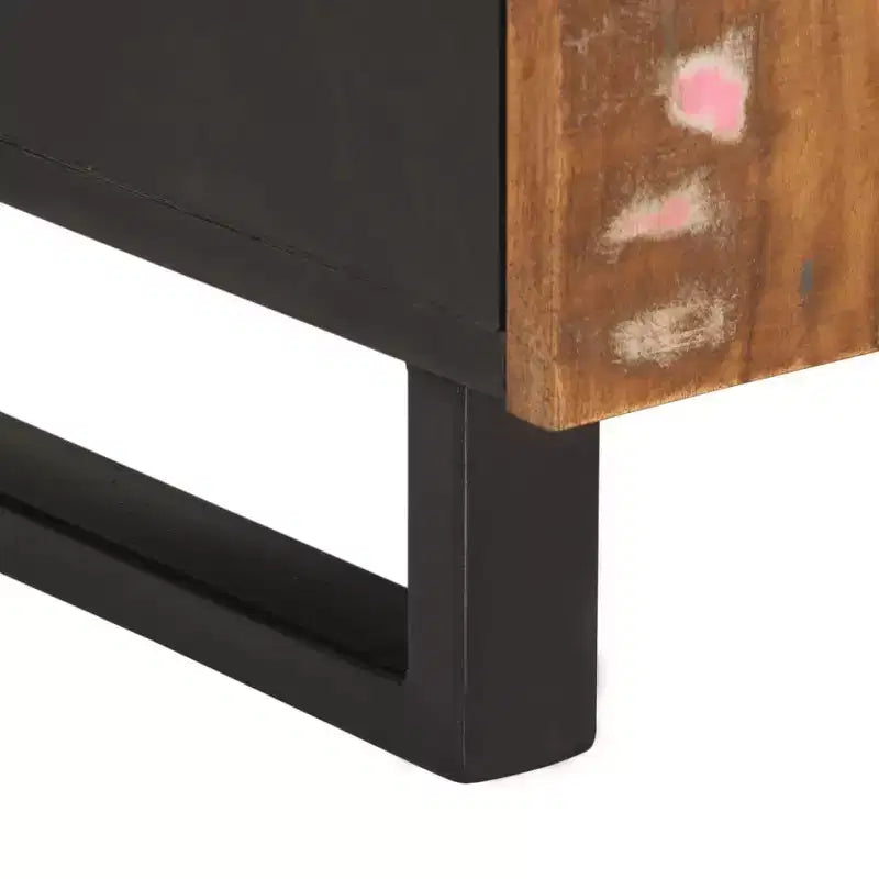 vidaXL Table basse Couleurs diverses Bois de récupération massif