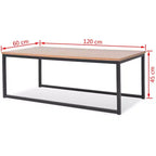 vidaXL Table basse 3 pièces Cendré