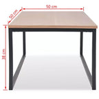 vidaXL Table basse 3 pièces Cendré
