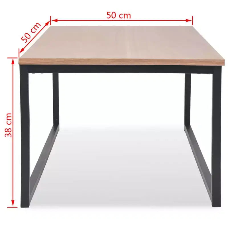 vidaXL Table basse 3 pièces Cendré
