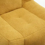 Ensemble fauteuil poire et ottoman TUYOHW, fauteuil de sol en mousse à mémoire de forme pour un confort optimal, fauteuil de salon paresseux pour salle de lecture, salon