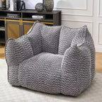 Pouf géant TUYOHW, fauteuil de sol moelleux en mousse haute résilience pour un confort durable, chaise longue paresseuse pour le salon et la chambre à coucher