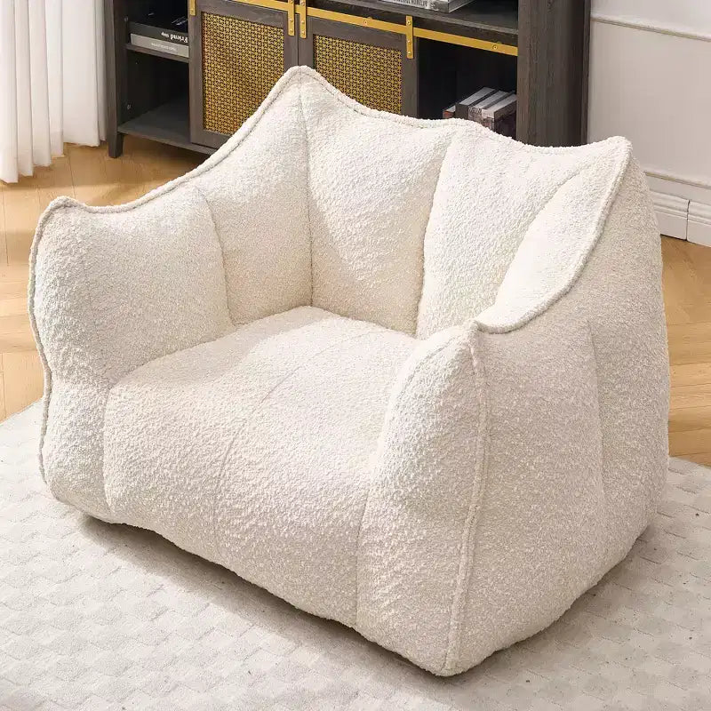Pouf géant TUYOHW, fauteuil de sol moelleux en mousse haute résilience pour un confort durable, chaise longue paresseuse pour le salon et la chambre à coucher