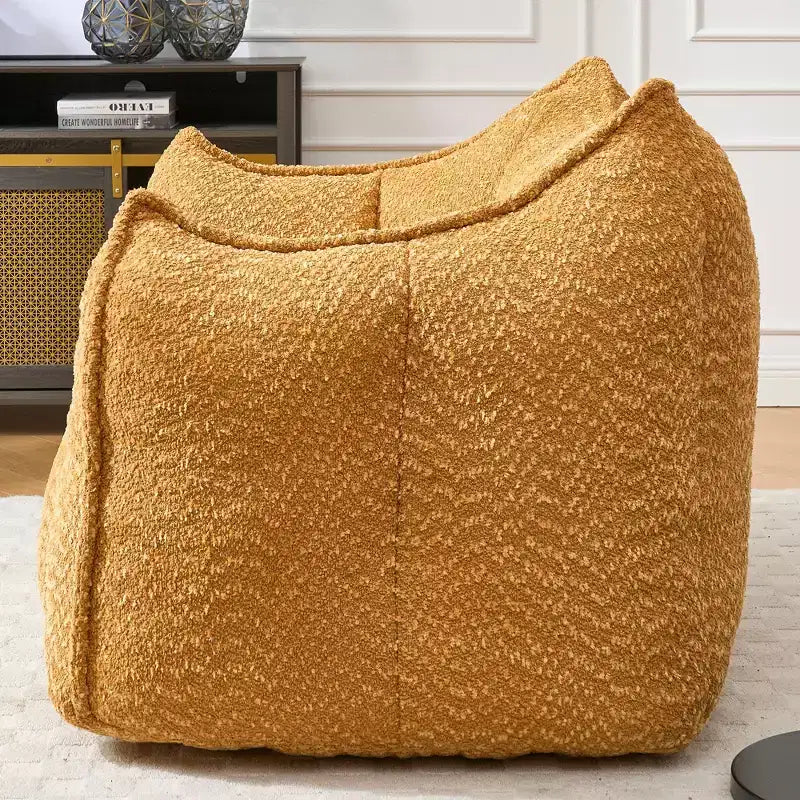 Pouf géant TUYOHW, fauteuil de sol moelleux en mousse haute résilience pour un confort durable, chaise longue paresseuse pour le salon et la chambre à coucher