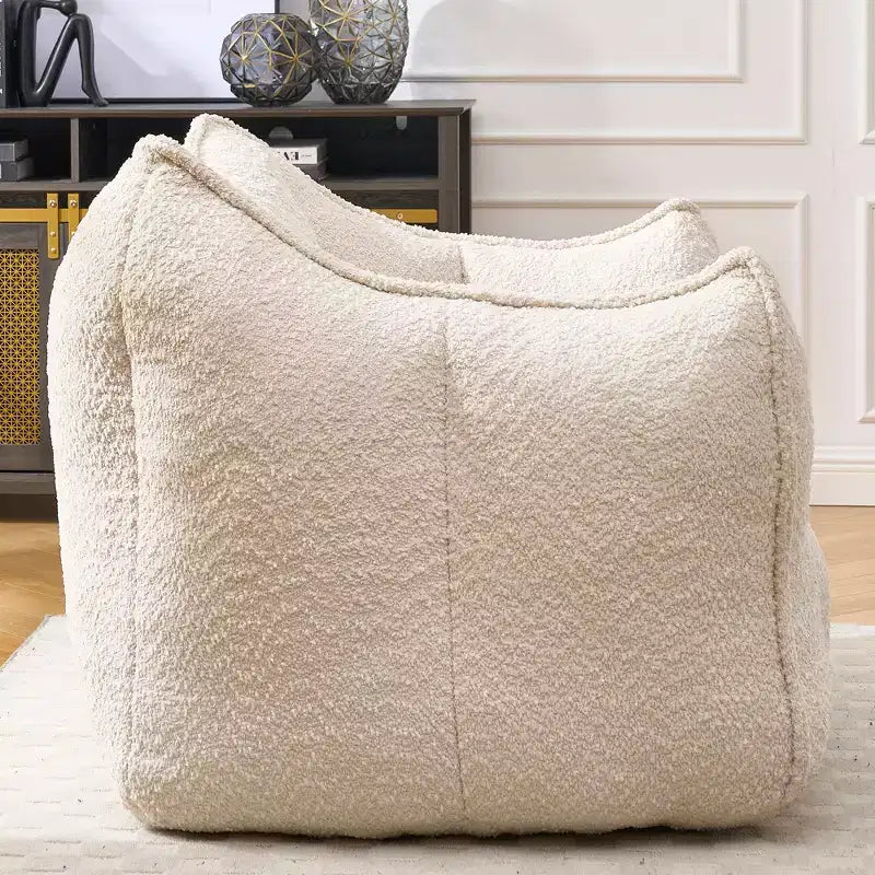 Pouf géant TUYOHW, fauteuil de sol moelleux en mousse haute résilience pour un confort durable, chaise longue paresseuse pour le salon et la chambre à coucher