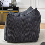 Pouf géant TUYOHW, fauteuil de sol moelleux en mousse haute résilience pour un confort durable, chaise longue paresseuse pour le salon et la chambre à coucher