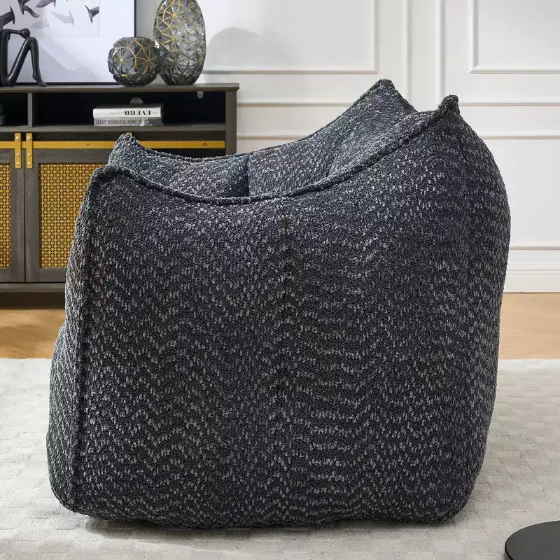 Pouf géant TUYOHW, fauteuil de sol moelleux en mousse haute résilience pour un confort durable, chaise longue paresseuse pour le salon et la chambre à coucher