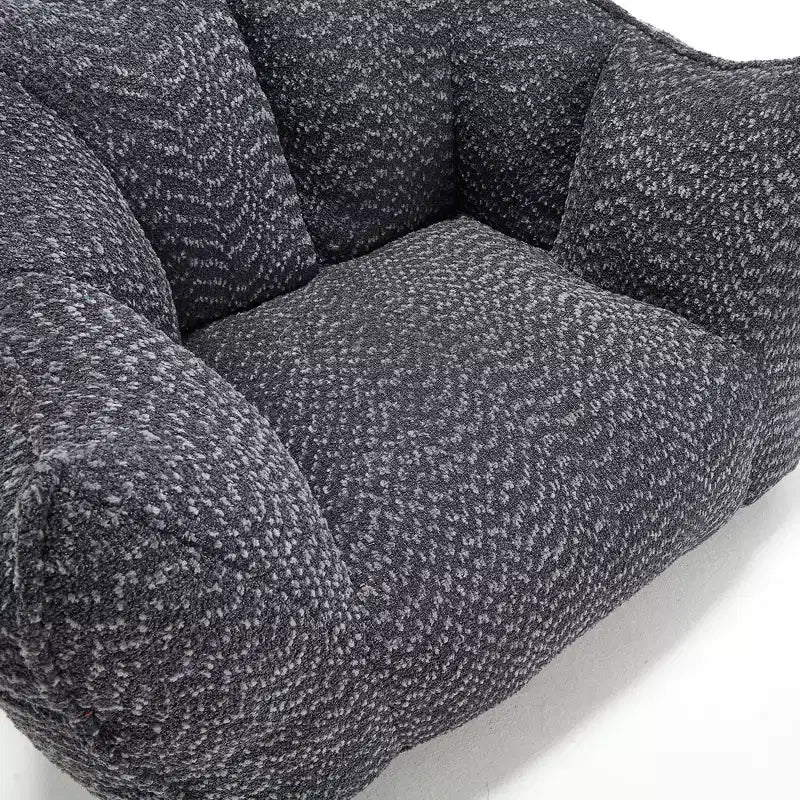 Pouf géant TUYOHW, fauteuil de sol moelleux en mousse haute résilience pour un confort durable, chaise longue paresseuse pour le salon et la chambre à coucher