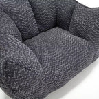 Pouf géant TUYOHW, fauteuil de sol moelleux en mousse haute résilience pour un confort durable, chaise longue paresseuse pour le salon et la chambre à coucher
