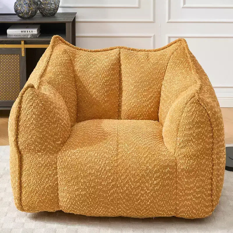 Pouf géant TUYOHW, fauteuil de sol moelleux en mousse haute résilience pour un confort durable, chaise longue paresseuse pour le salon et la chambre à coucher