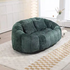 Fauteuil poire dossier haut TUYOHW, canapé de sol durable pour un soutien complet du corps, fauteuil paresseux confortable pour adultes et enfants dans le salon